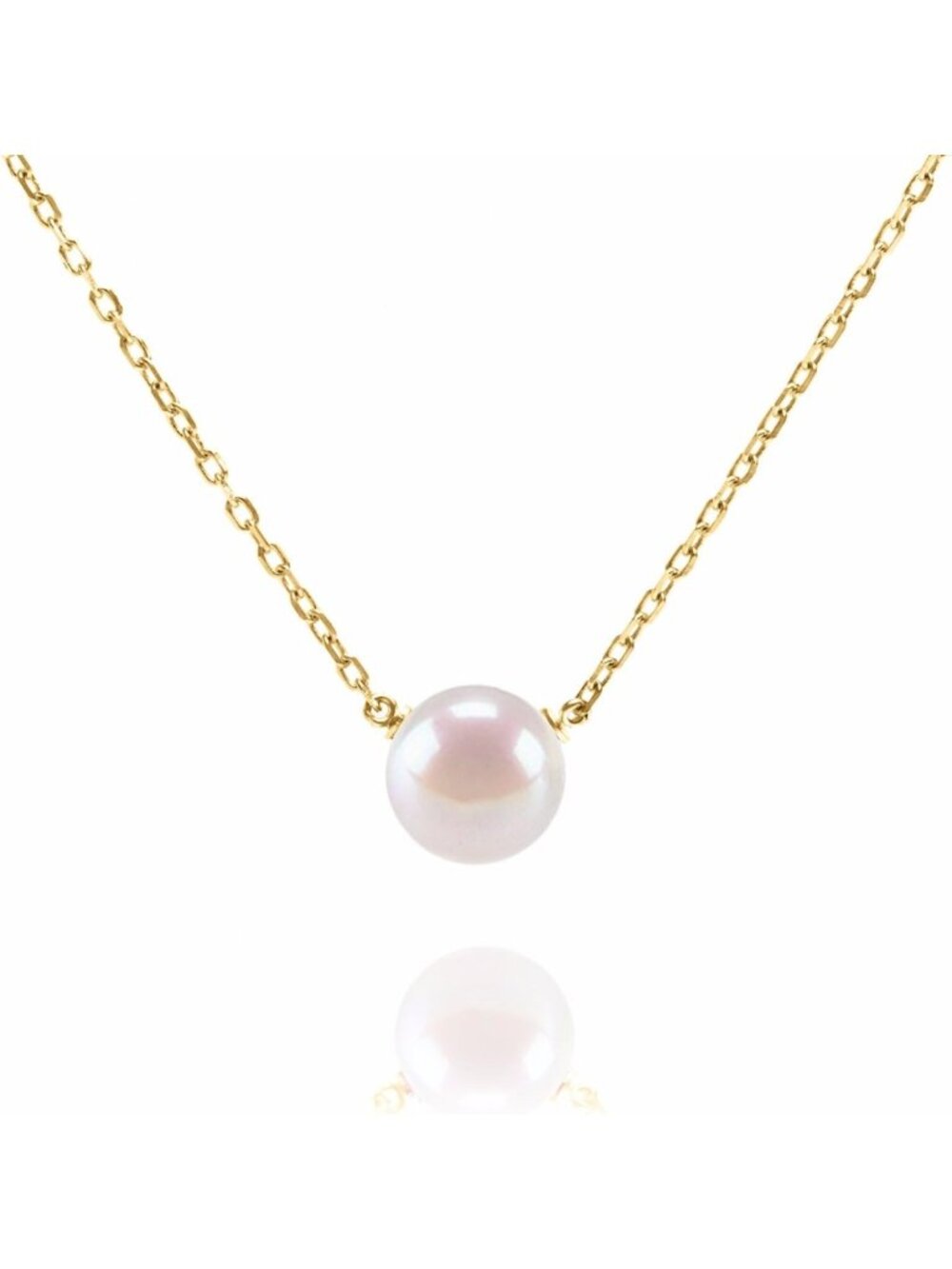Elegant AAA+ Freshwater Pearl Pendant Necklace | Gold Jewelry for Women